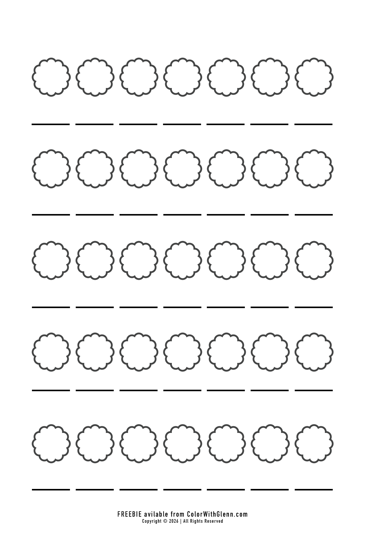 Swatch Card | Vertical | 5x7 inches